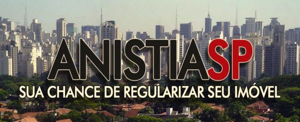 ANISTIA DE CONSTRUES DA PREFEITURA DE SO PAULO